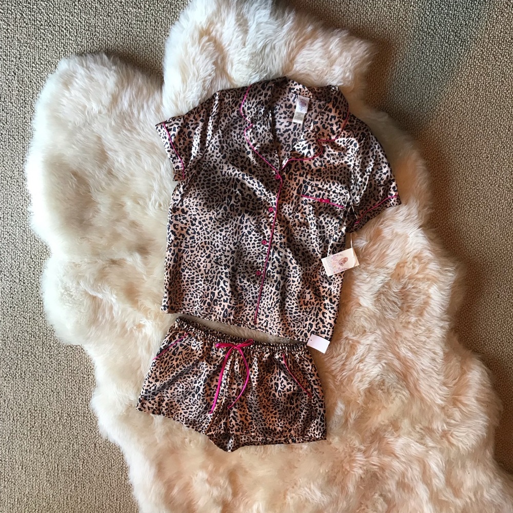Pjs leopard print